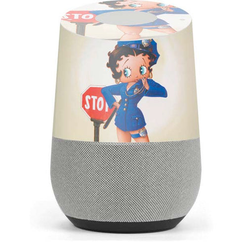Betty Boop The Police Officer Google Home Skin